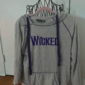 Gray and Purple Women's Sweater